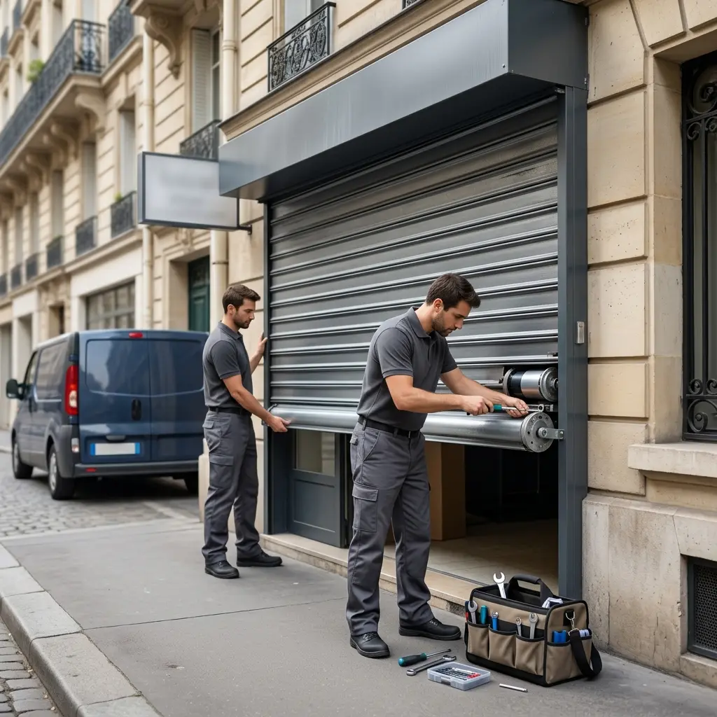 Moteur de rideau en panne