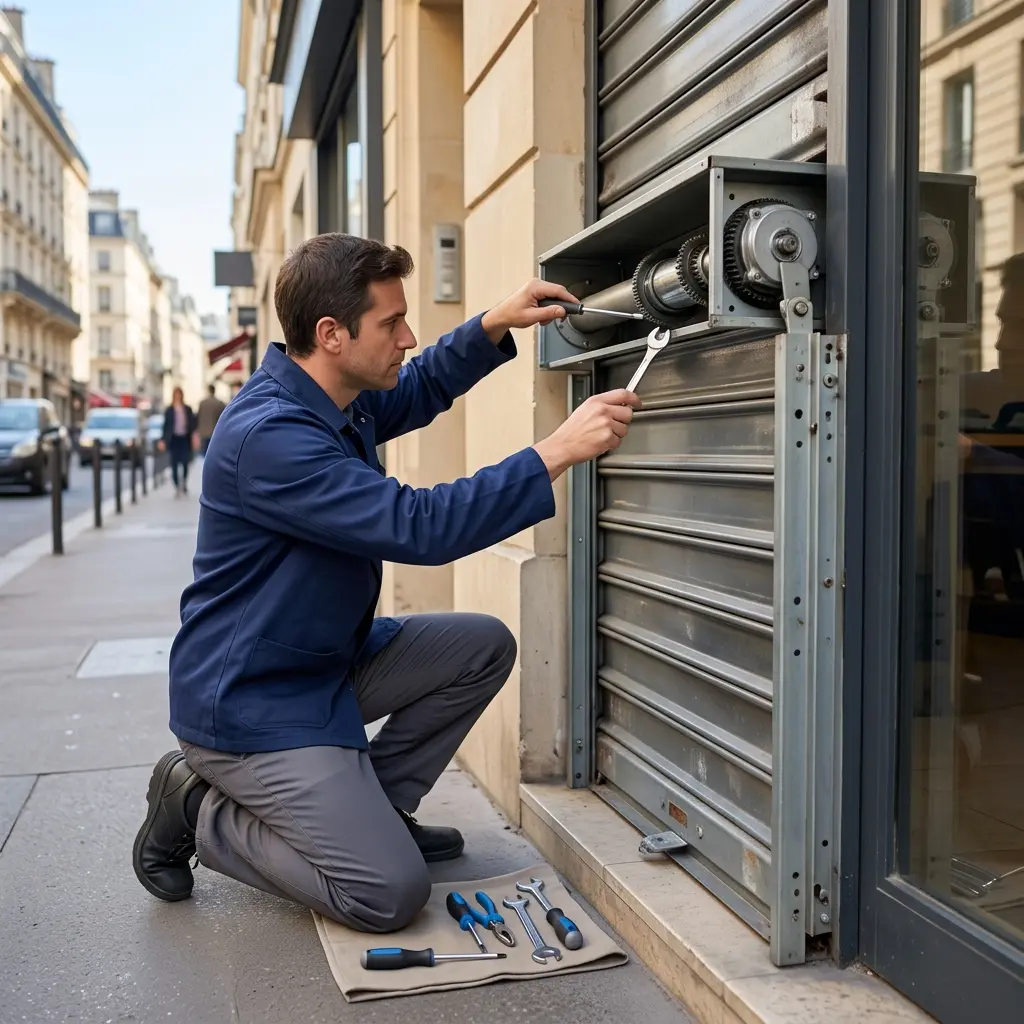 Les étapes clés de votre dépannage de rideau métallique à Paris
