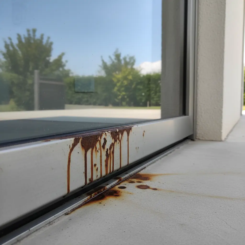 Visibilité de corrosion sur rail