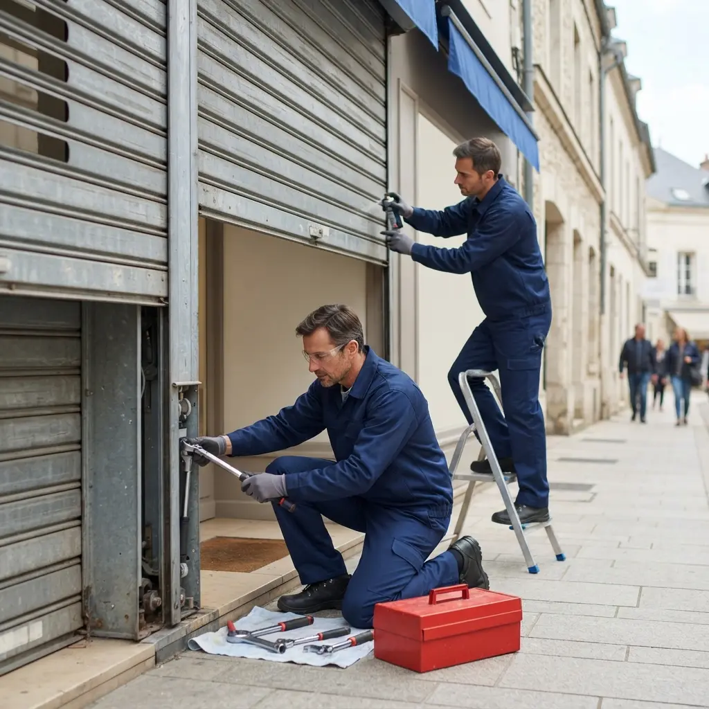 Bons réflexes pour éviter les blocages dans vos rideaux métalliques à Chantilly