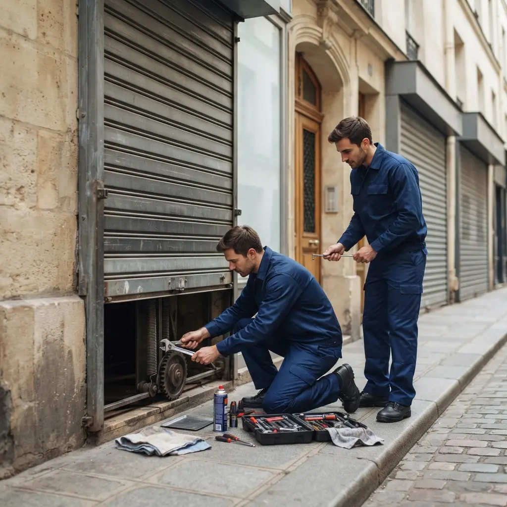 Gestes de prévention pour vos rideaux métalliques à Paris 1