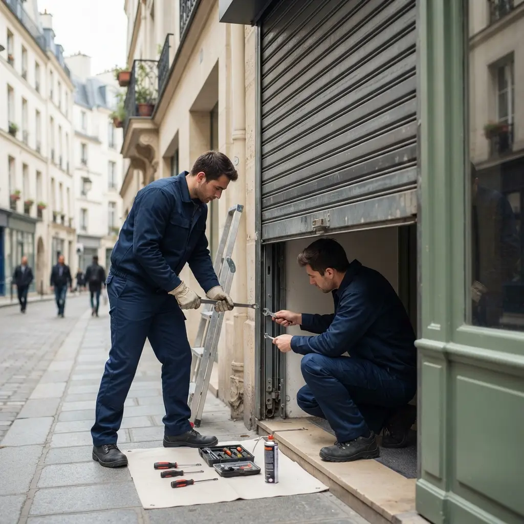 Dépannage rideau métallique Paris 1 (75001)