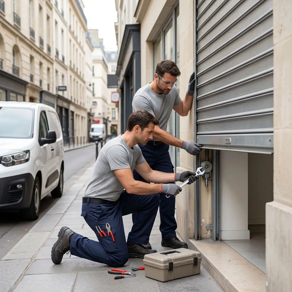 Dépannage rideau métallique Paris 2 (75002)