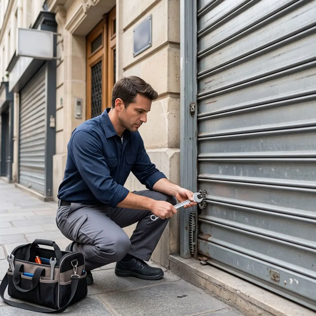 Les bons gestes face à un rideau bloqué à Paris 3