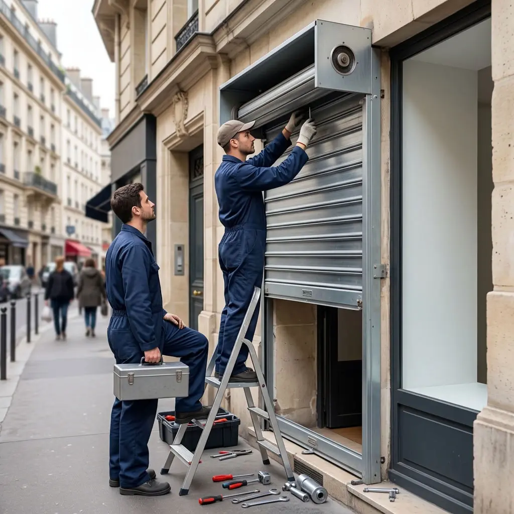 Bons réflexes à adopter en cas de panne de rideau métallique à Paris 5