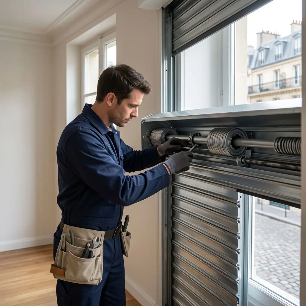 Comment se déroule l'intervention à Paris 7 pour votre rideau métallique ?