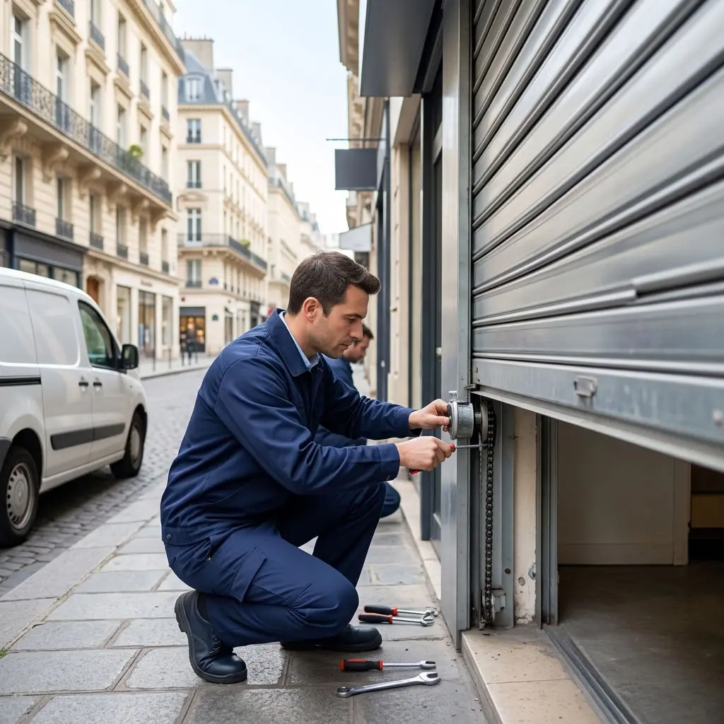 Dépannage rideau métallique Paris 8 (75008)