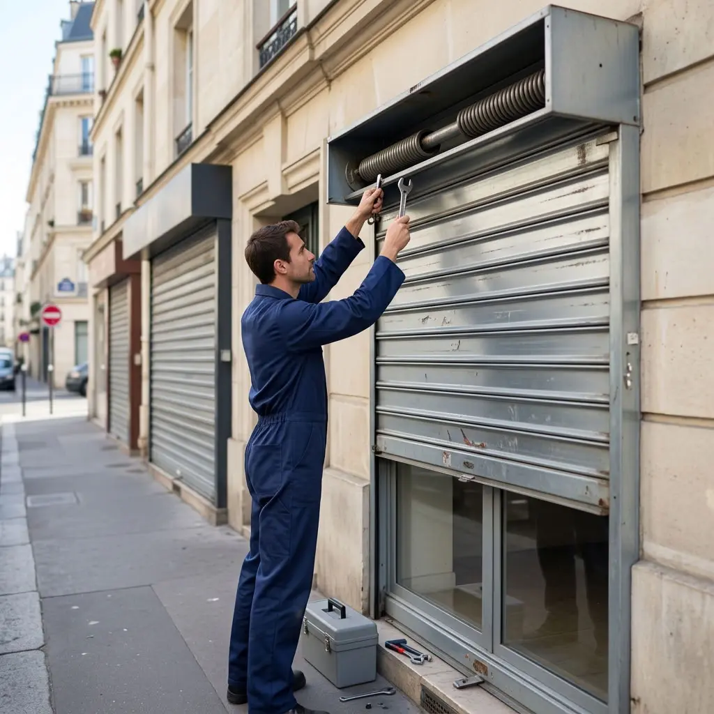 Dépannage rideau métallique Paris 15 (75015)