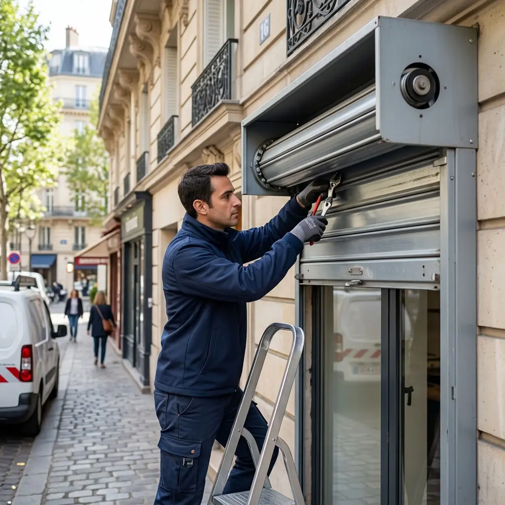 Bons réflexes à Paris 16e pendant un problème de rideau métallique
