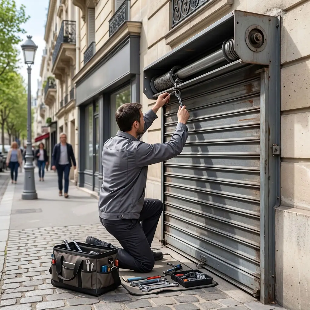 Dépannage rideau métallique Paris 20 (75020)