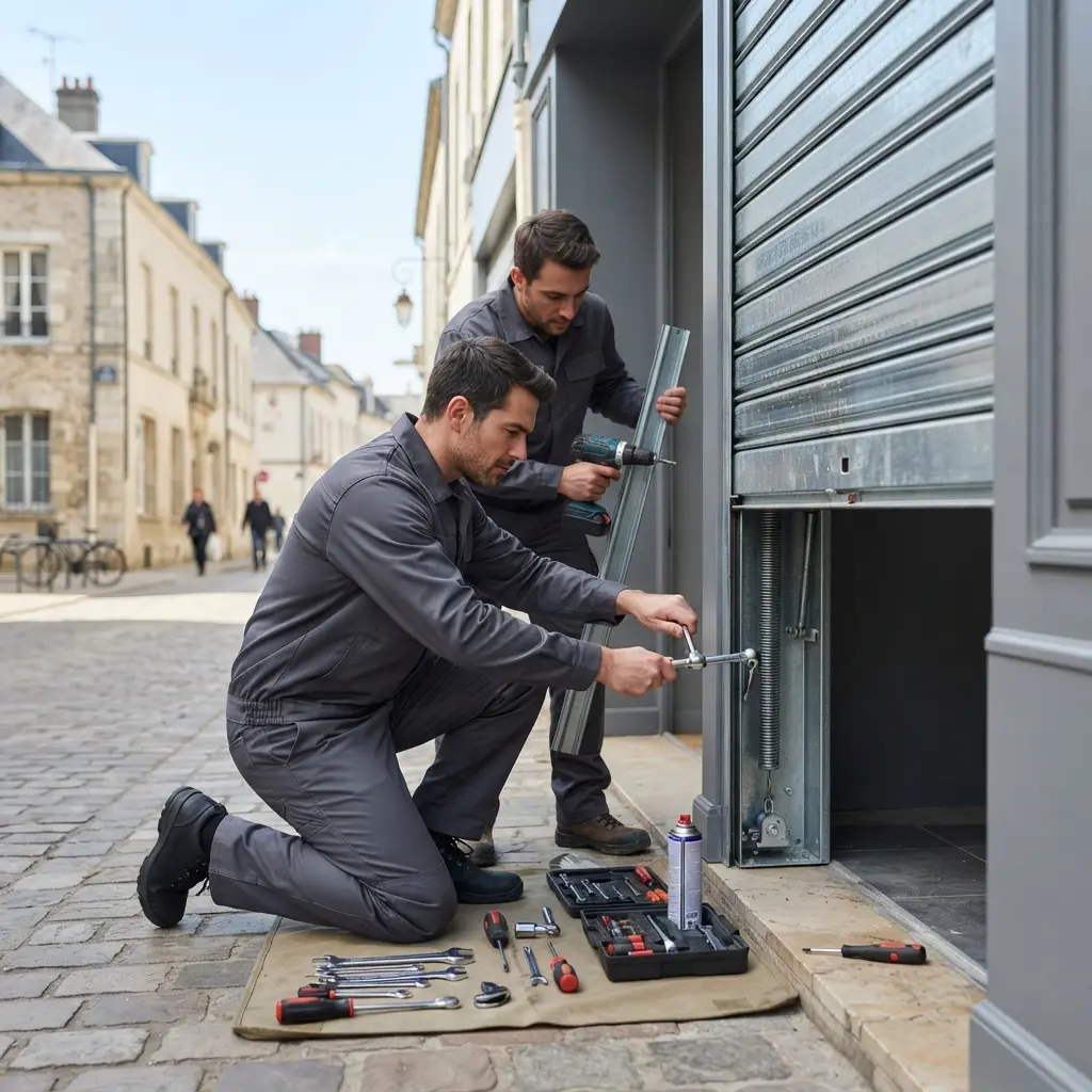 Expertise en dépannage rideau métallique à Melun