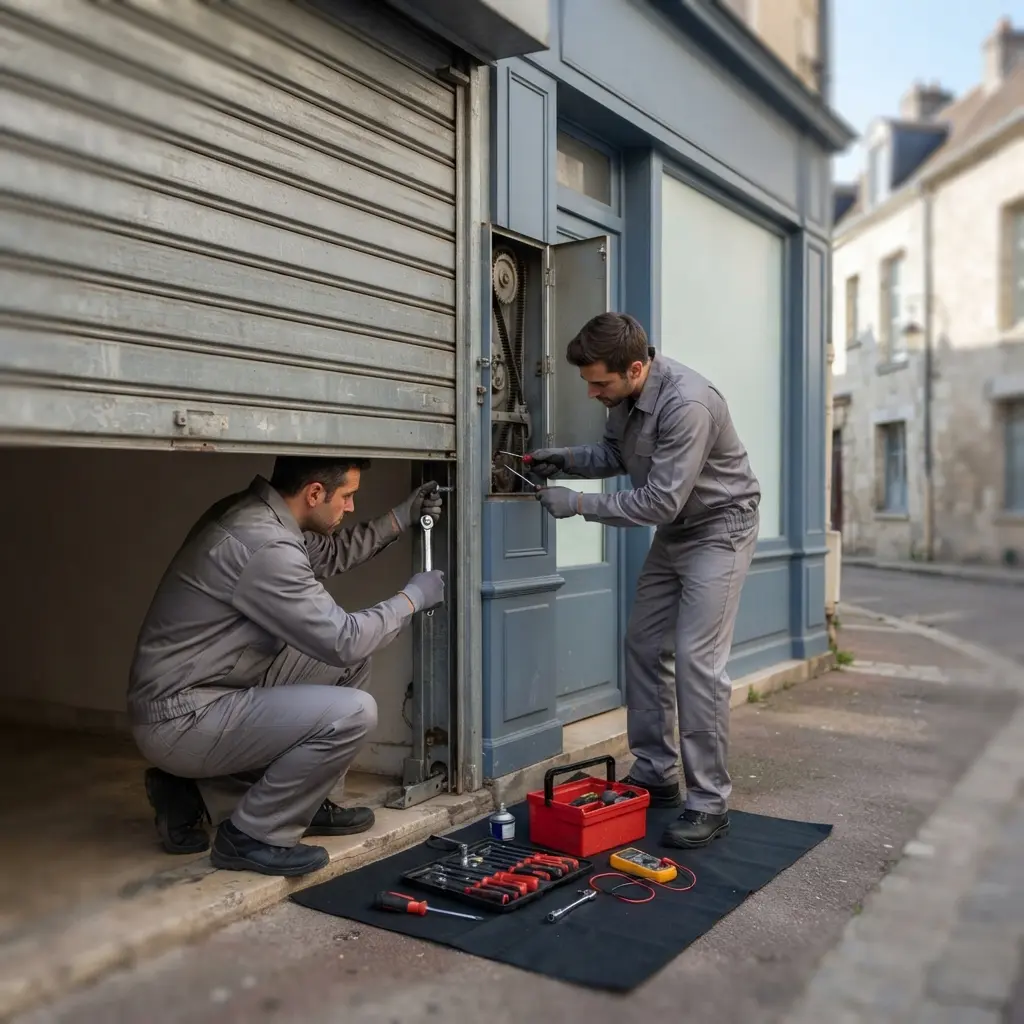 Dépannage rideau métallique Melun (77000)