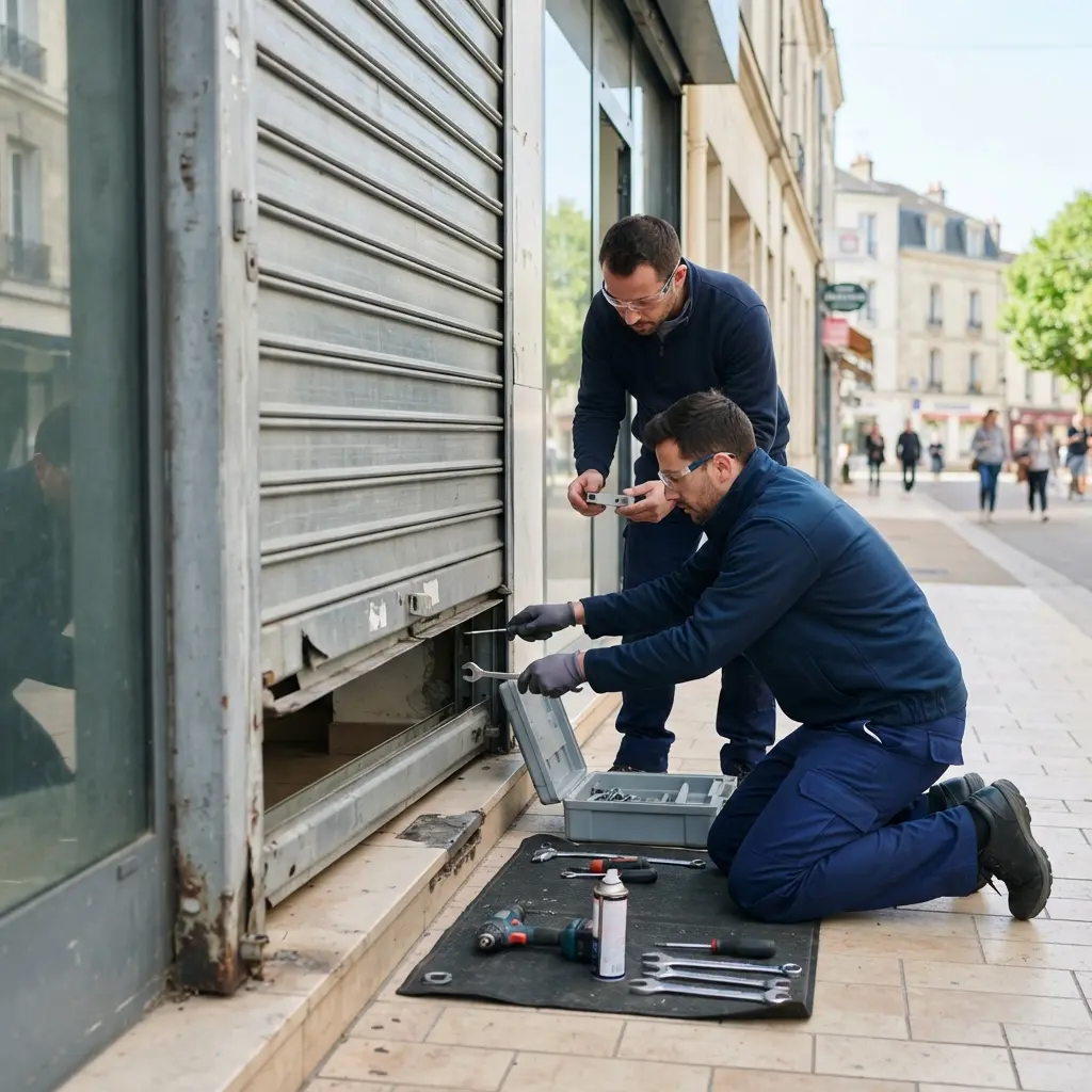 Dépannage rideau métallique Chelles (77500)