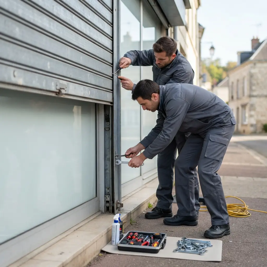 Notre méthode de dépannage d'un rideau métallique à Marly-le-Roi
