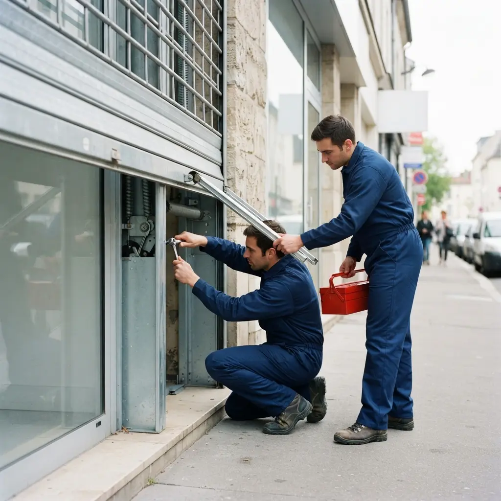 Dépannage rideau métallique Aubergenville (78410)