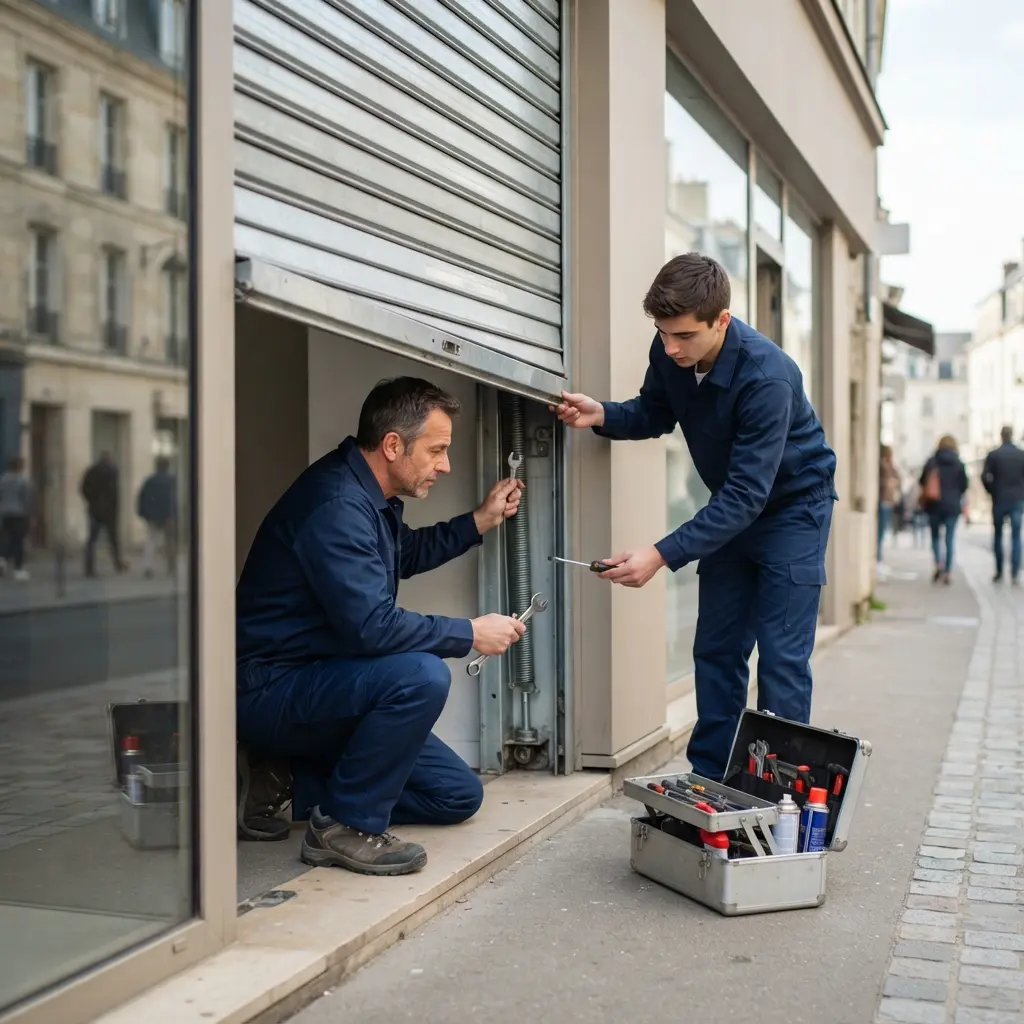 Dépannage rideau métallique Andrésy (78570)