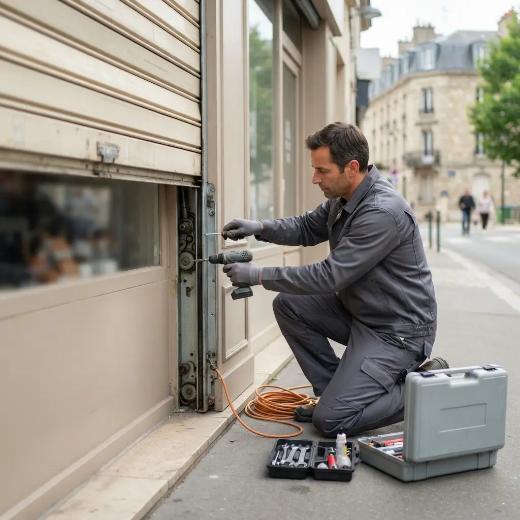 Bons gestes à adopter en cas de panne de rideau métallique à Montgeron