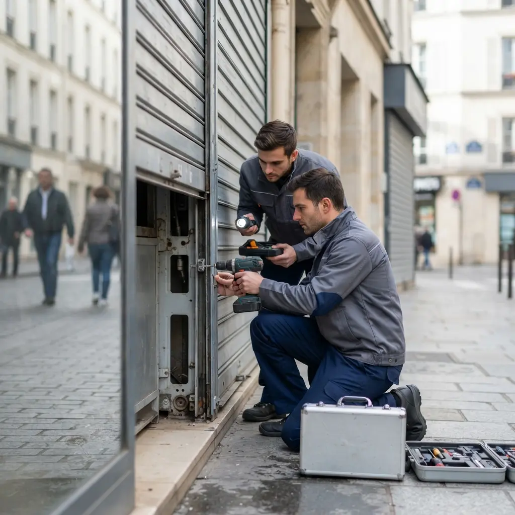 Notre approche technique et rapide pour dépanner votre rideau métallique à Clichy en toute sécurité