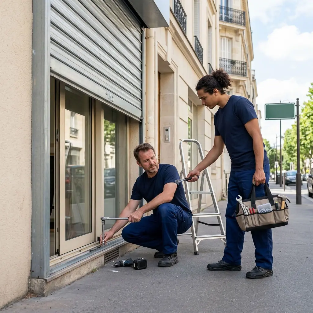 Notre approche pour un rideau métallique en panne