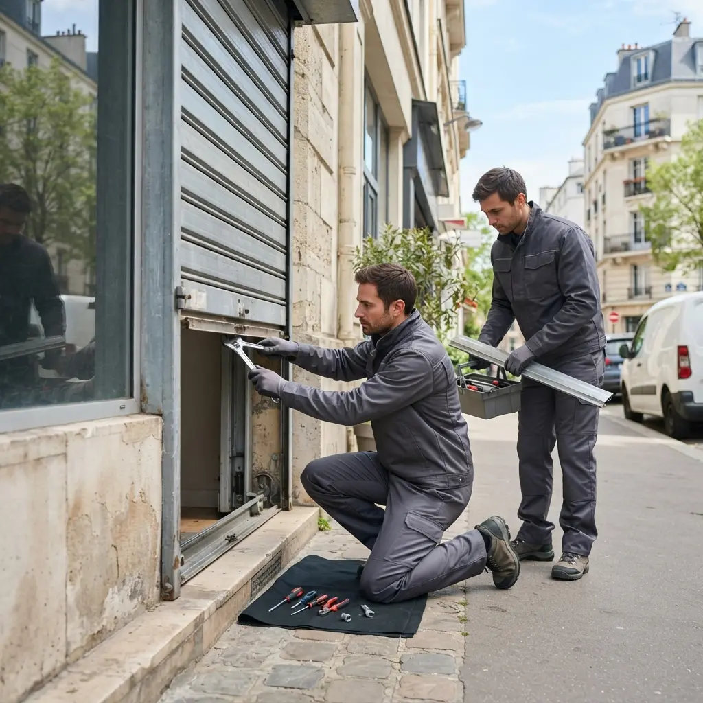 Comment réagir face à un rideau métallique défectueux ?