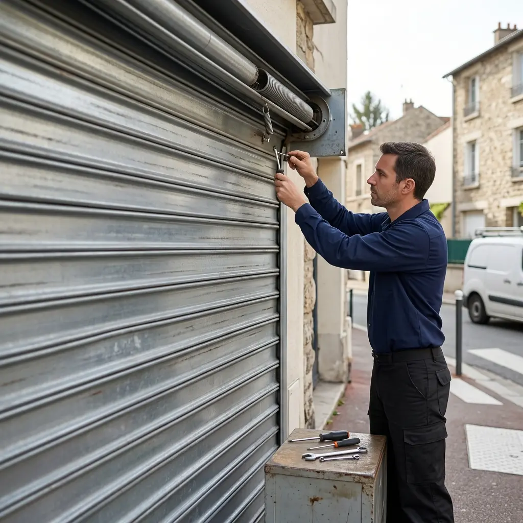 Notre méthode pour dépanner un rideau métallique à Garches