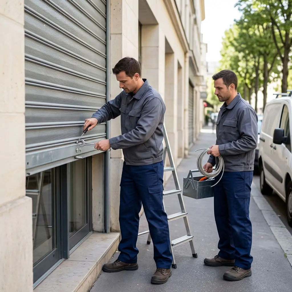 Bons réflexes à Courbevoie pour votre rideau métallique