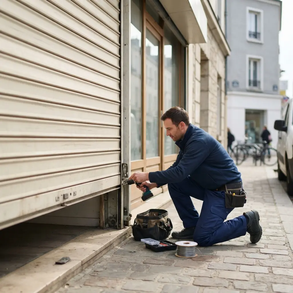 Comment se déroule l'intervention à Eaubonne pour réparer votre rideau métallique ?