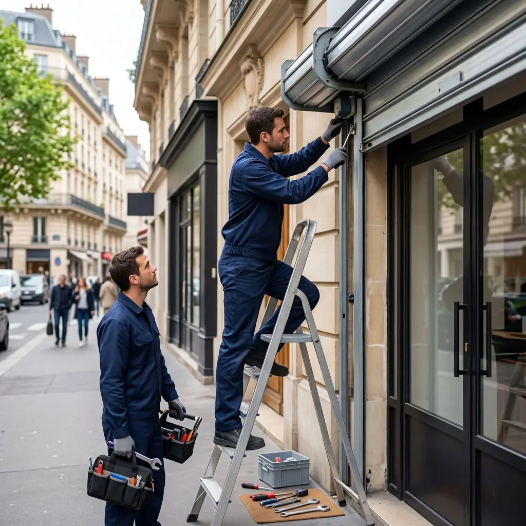 Comment se déroule un dépannage de volet roulant à Paris ?