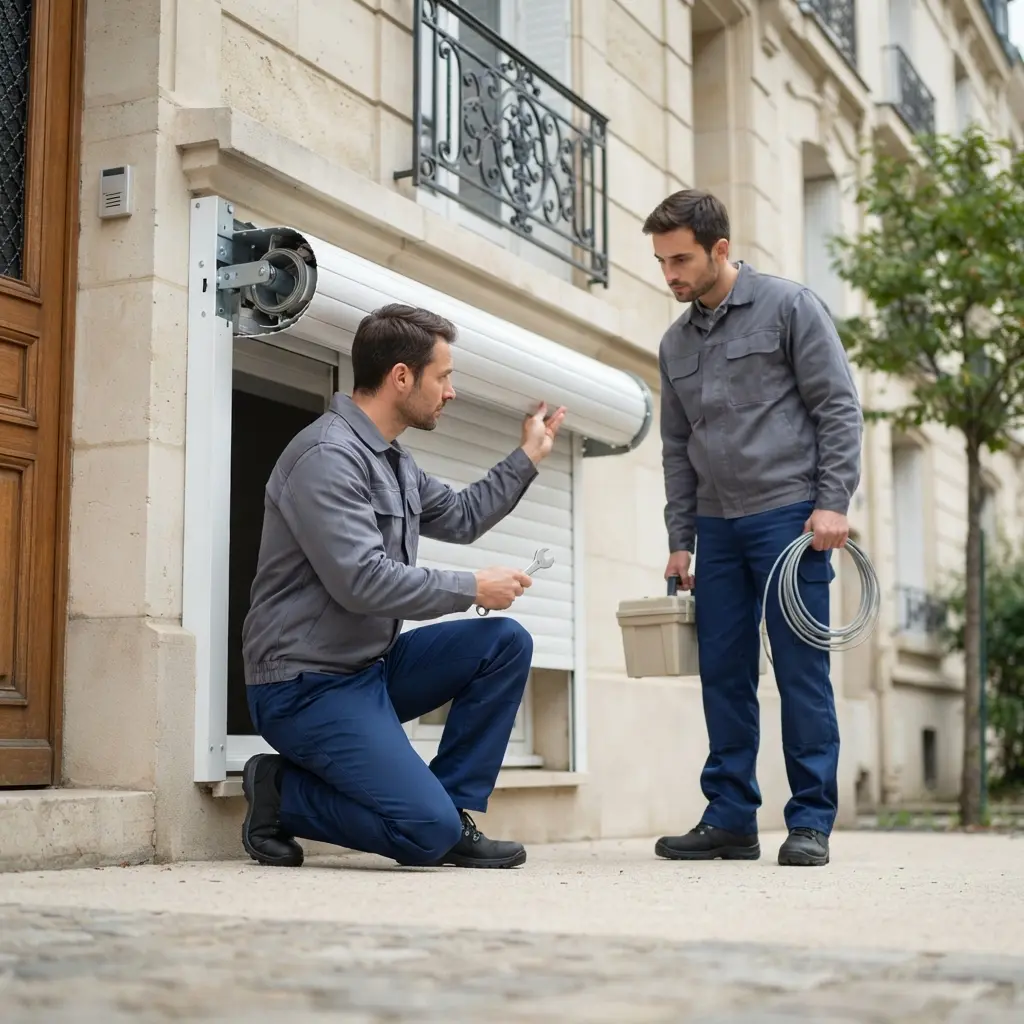 Notre approche professionnelle pour le dépannage d'un volet bloqué