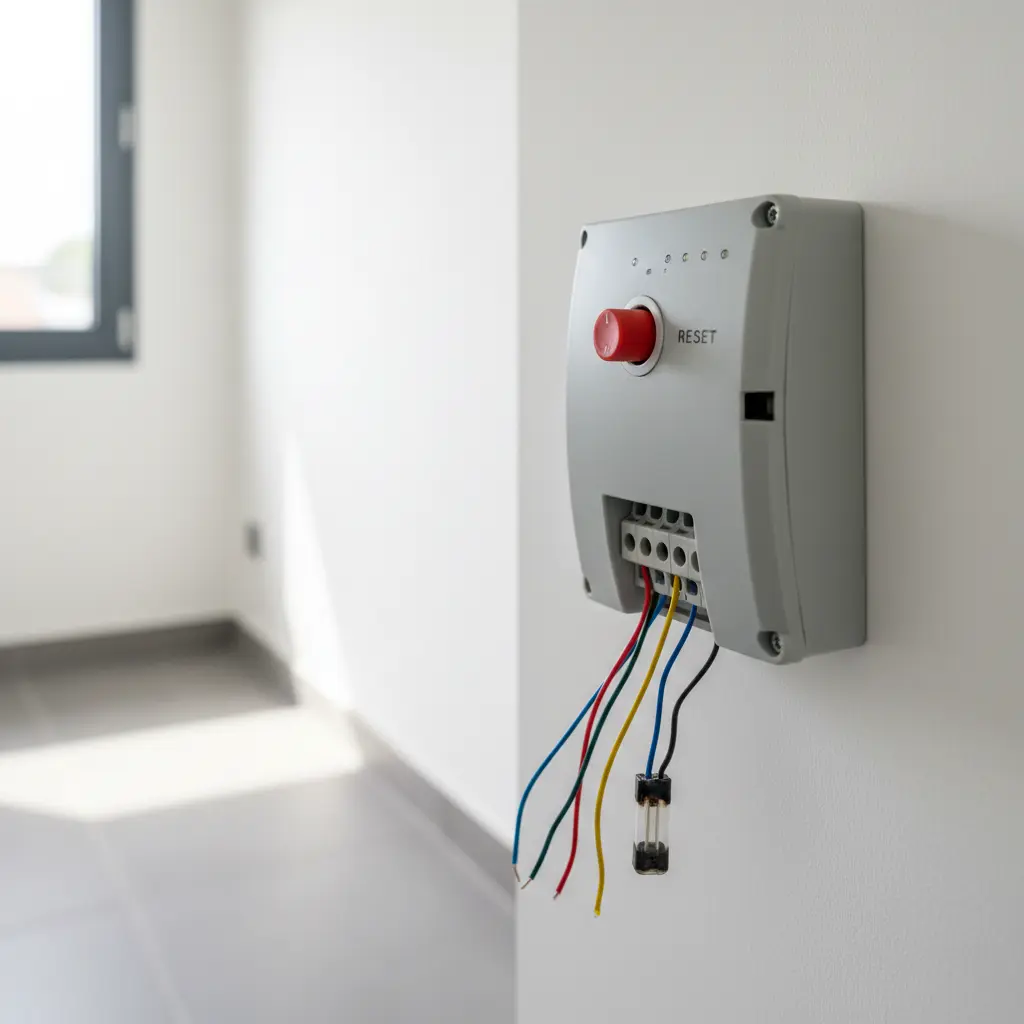 Arrêt de la motorisation après un essai de réinitialisation
