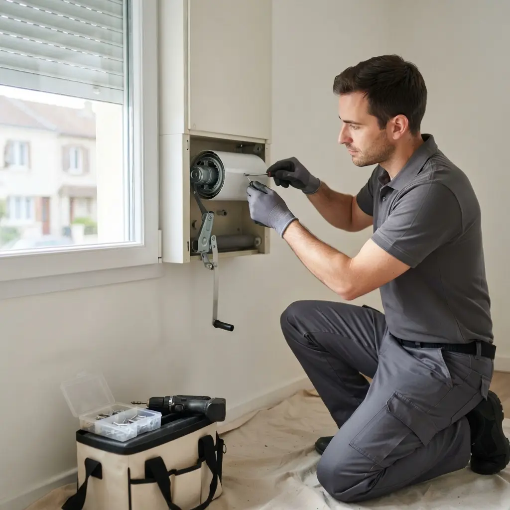 Comment se déroule l’intervention pour un moteur de volet roulant à Compiègne ?
