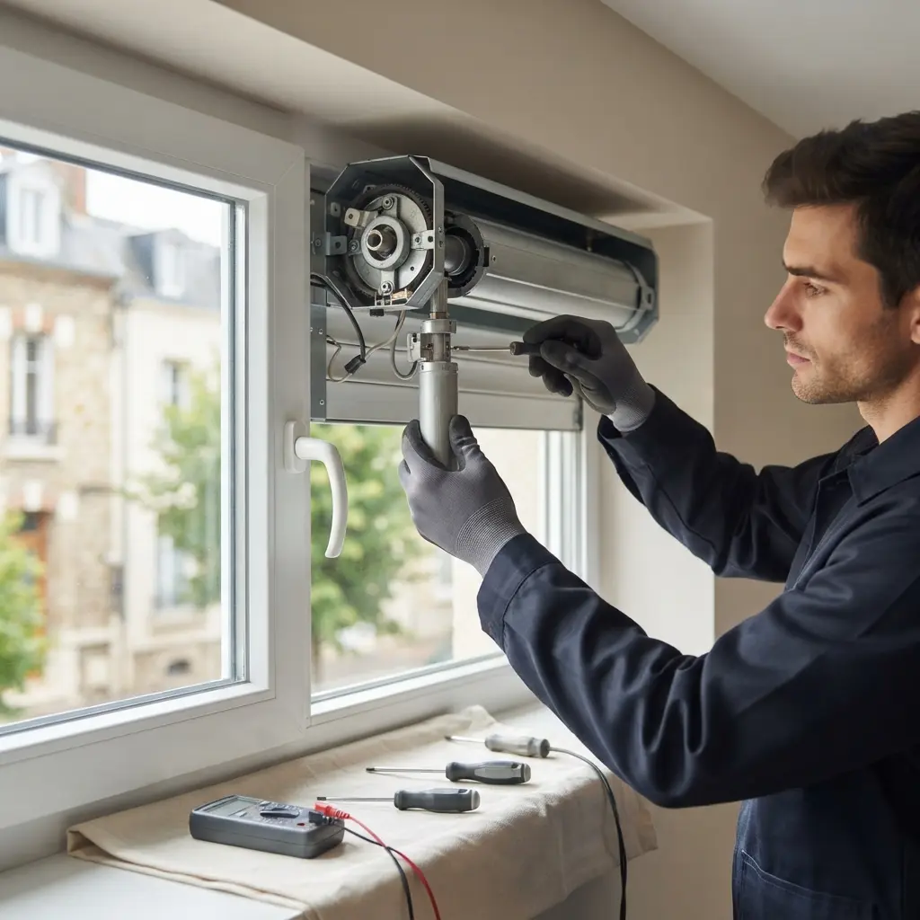 Bons réflexes face à un moteur de volet roulant bloqué