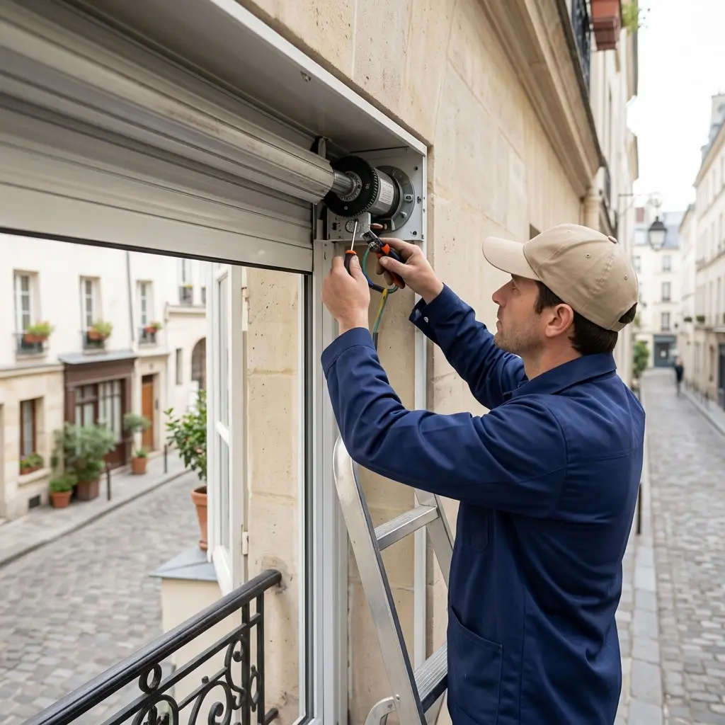 Notre approche pour un moteur de volet roulant à Paris 6