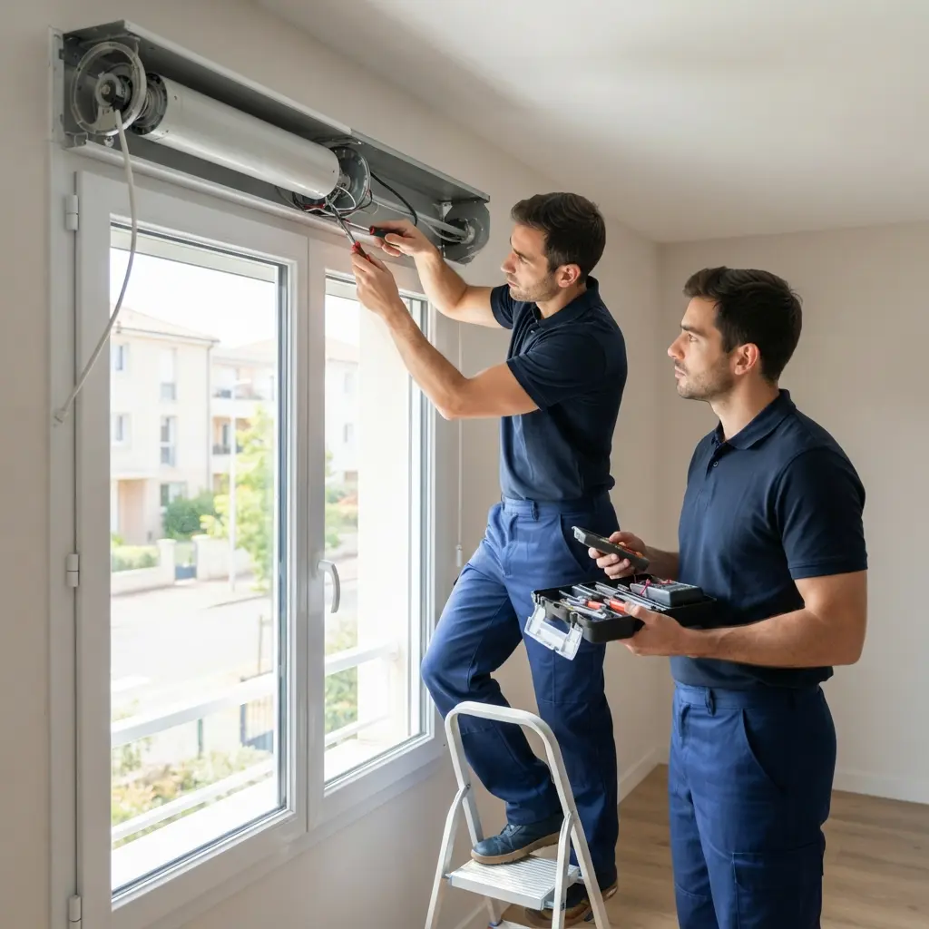 Comment se déroule l’intervention de moteurs de volet roulant à Mitry‑Mory ?