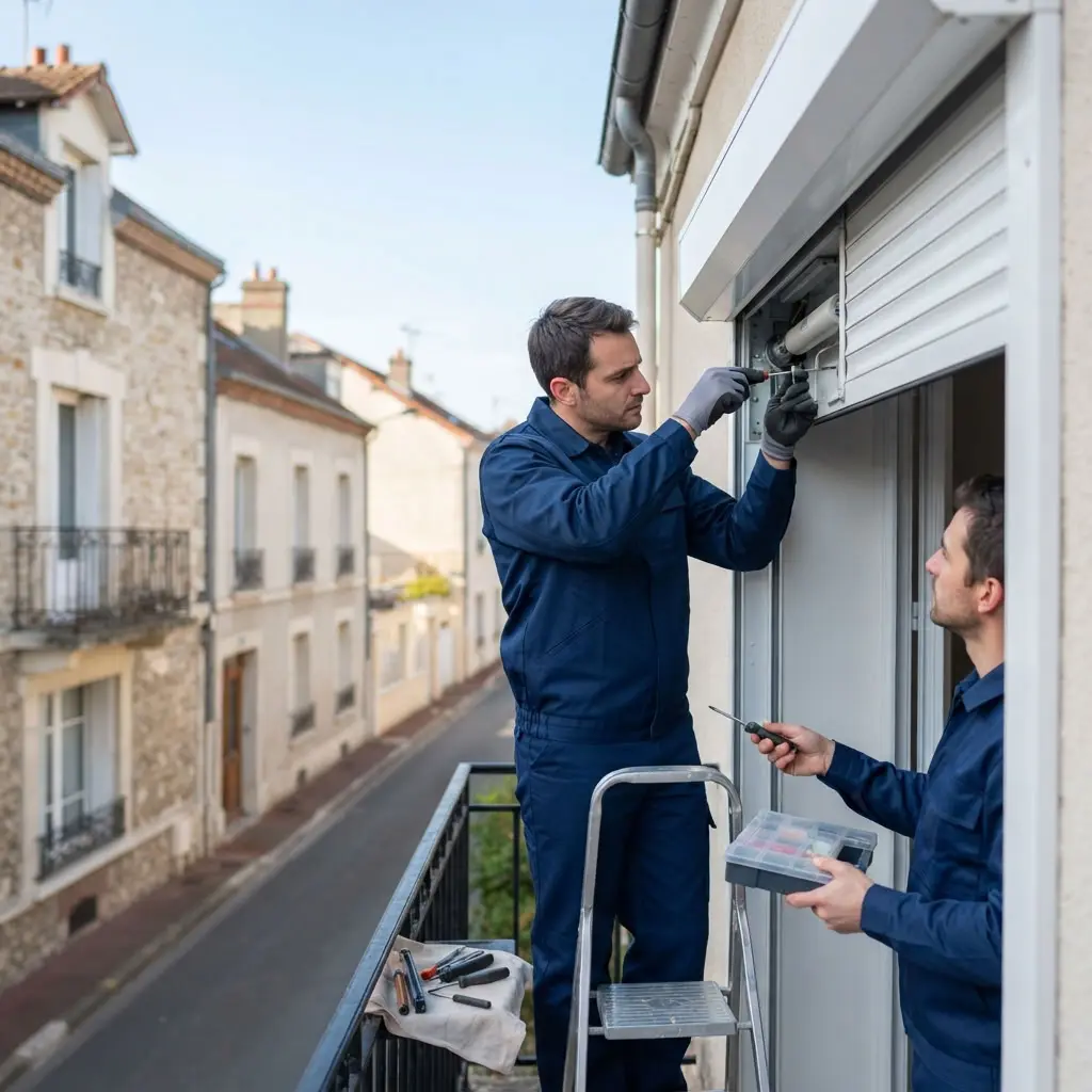 Quel est le déroulement d’une intervention de moteur de volet roulant à Arpajon ?