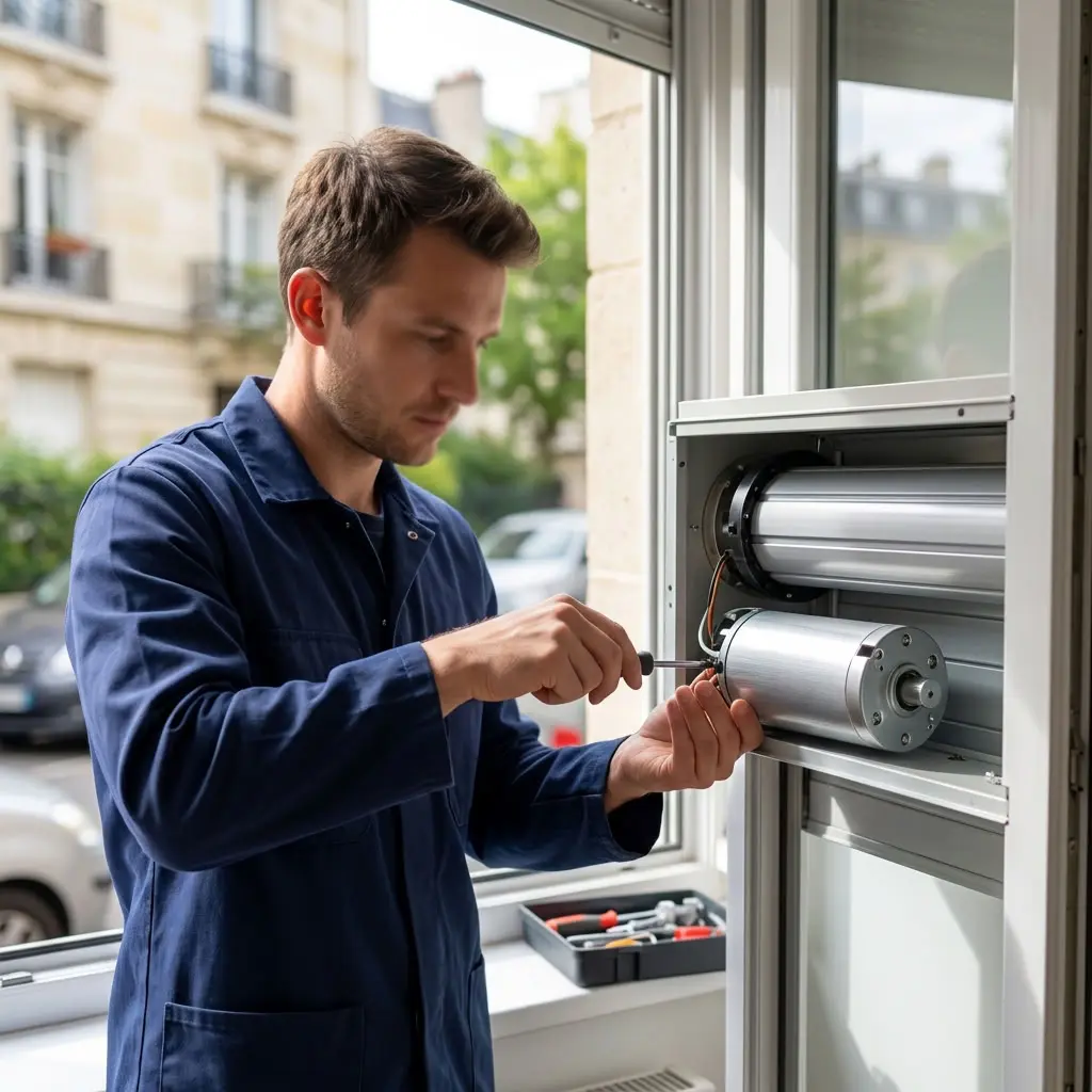 Comment se déroule l’intervention de réparation d’un moteur de volet roulant à Levallois-Perret ?