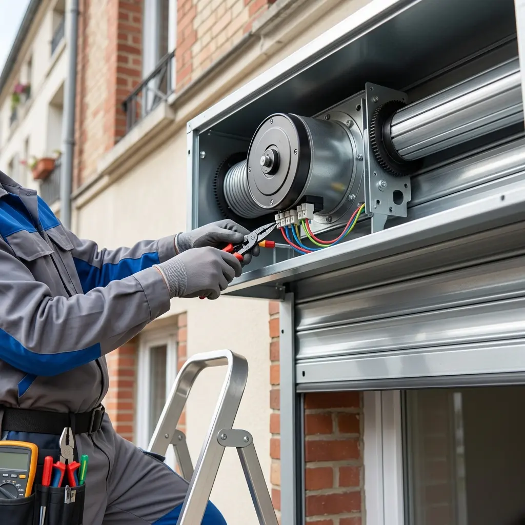 Comment se déroule l’intervention pour un moteur de volet roulant à Saint‑Denis ?