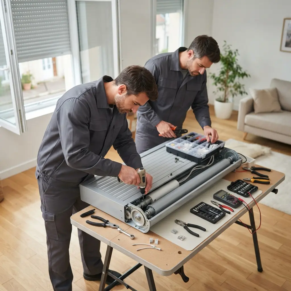 Une expertise technique sur place