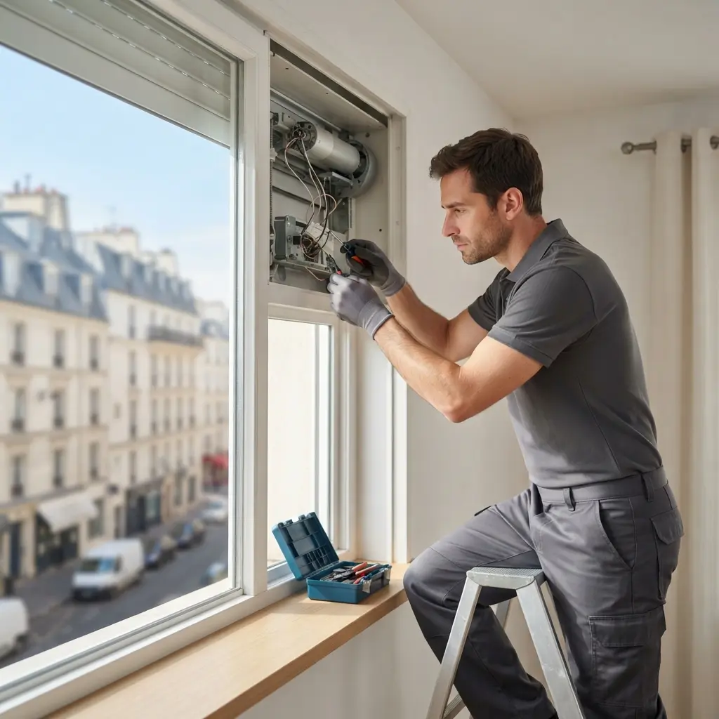Notre méthode d’intervention sur volet roulant à Paris 1