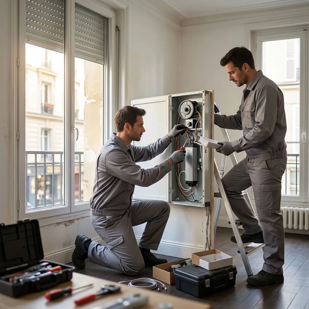 Notre méthode de motorisation de volet roulant à Paris 15