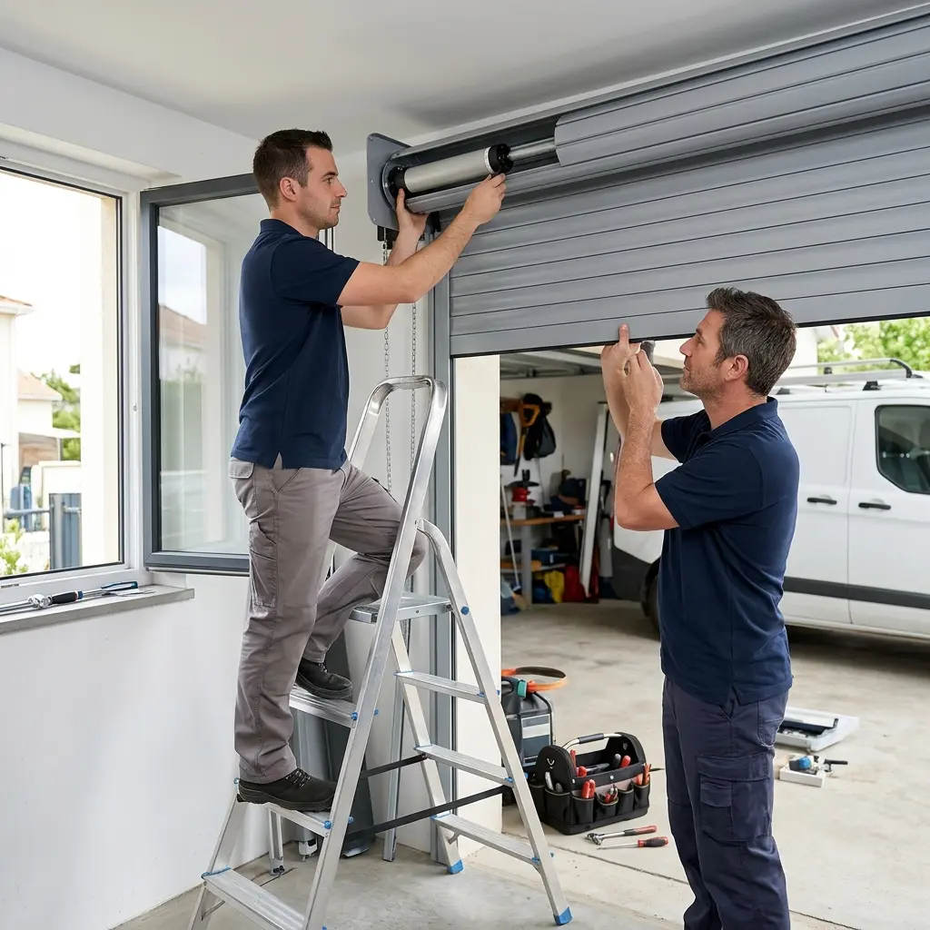 Comment se déroule la pose d'un moteur à Mantes-la-Jolie ?
