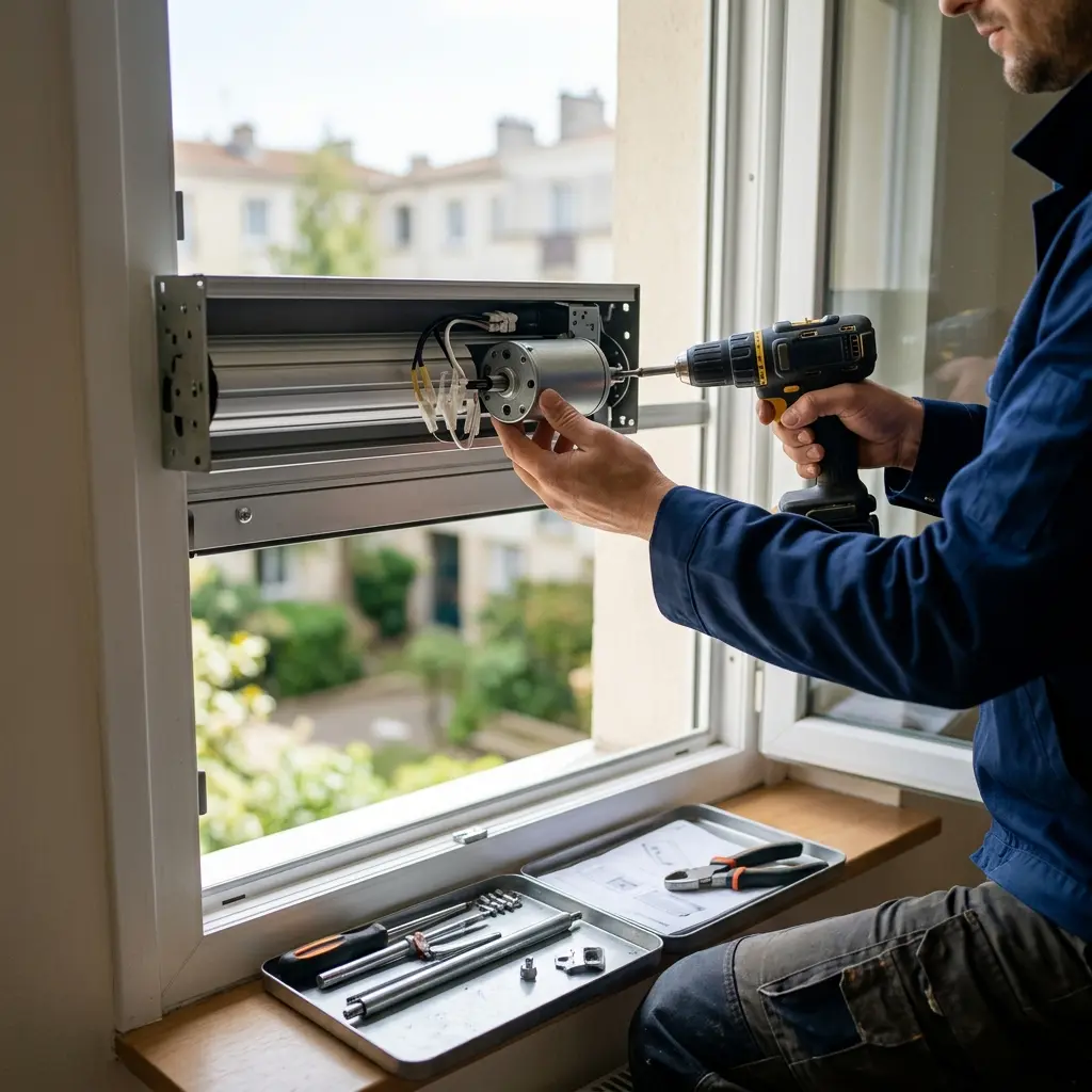 Comment se déroule l'installation du moteur à Villetaneuse ?