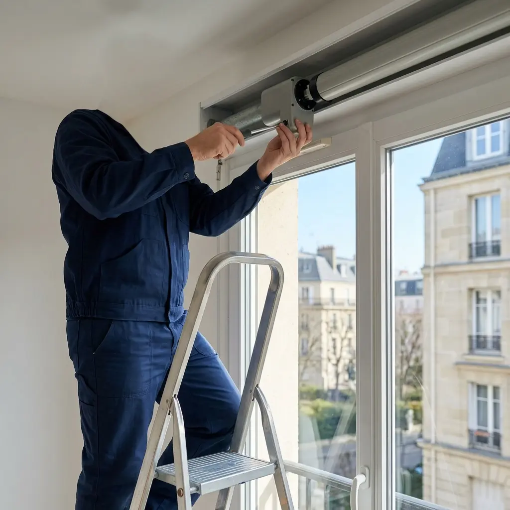 Démarche de l’intervention à Vincennes pour la motorisation de volet roulant