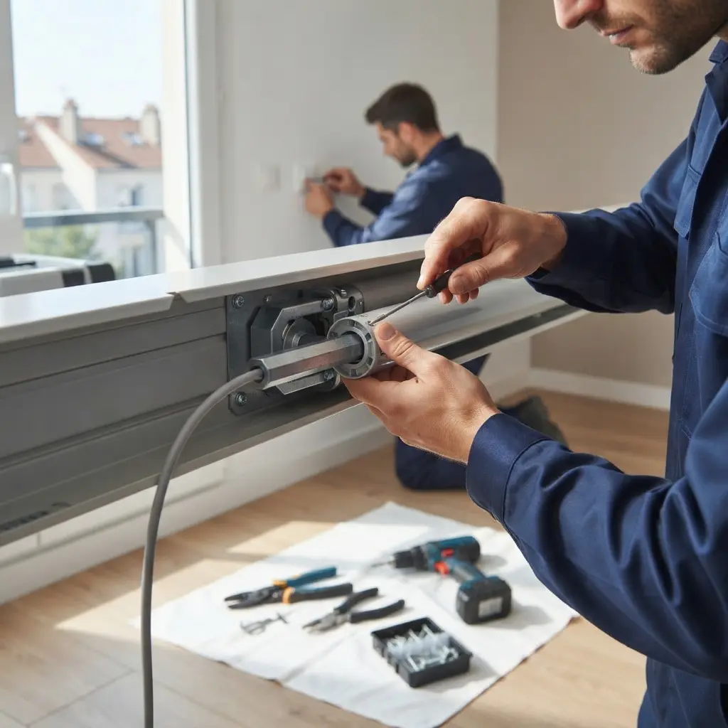 Motorisation de volet roulant : notre approche technique à Villejuif