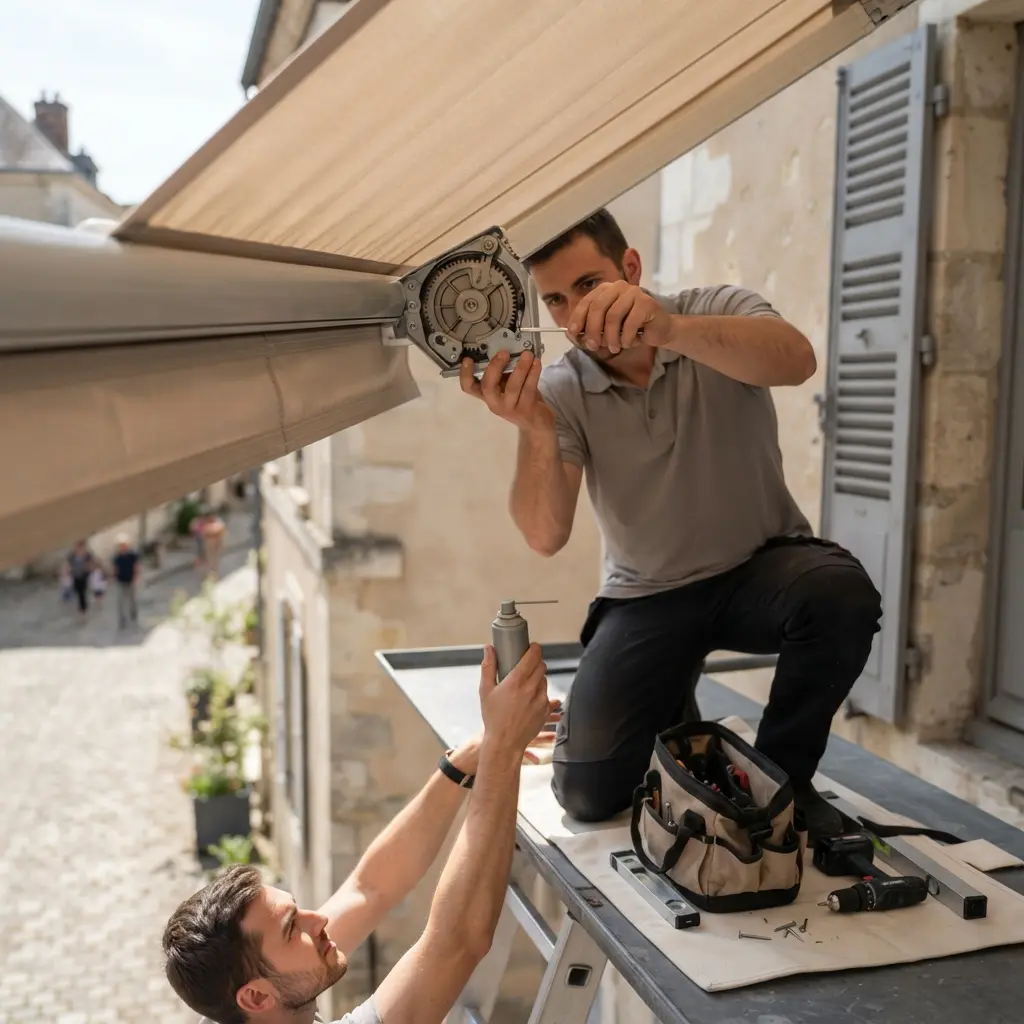 Notre méthode experte de réparation de store banne à Senlis en 24h.