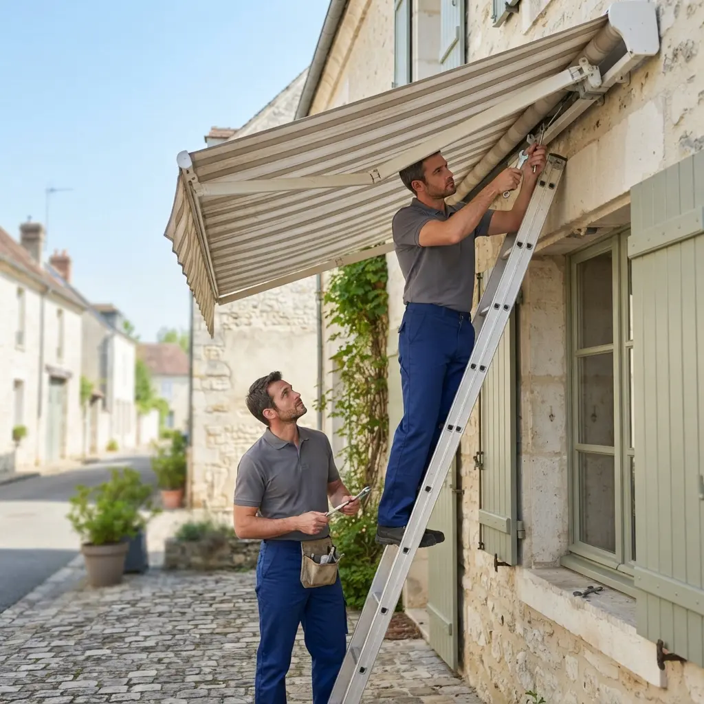 Notre méthode de réparation store banne à Crépy-en-Valois