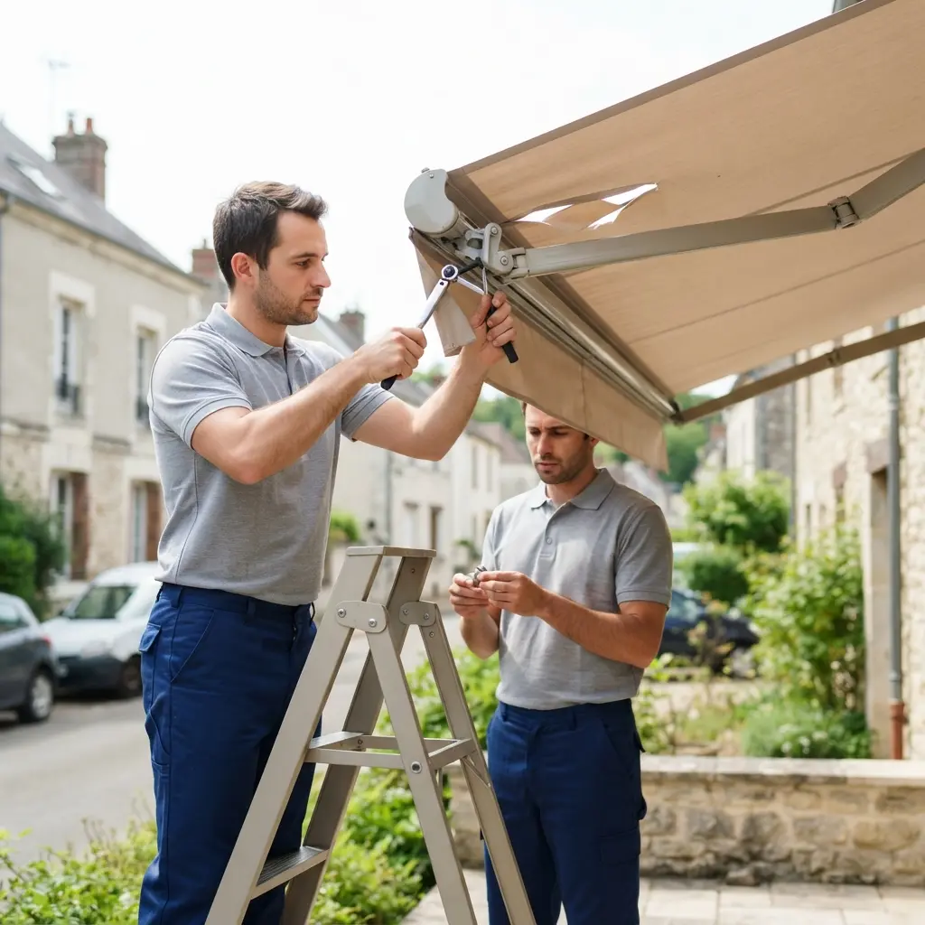 Comment se passe l’intervention store banne à Crépy-en-Valois ?