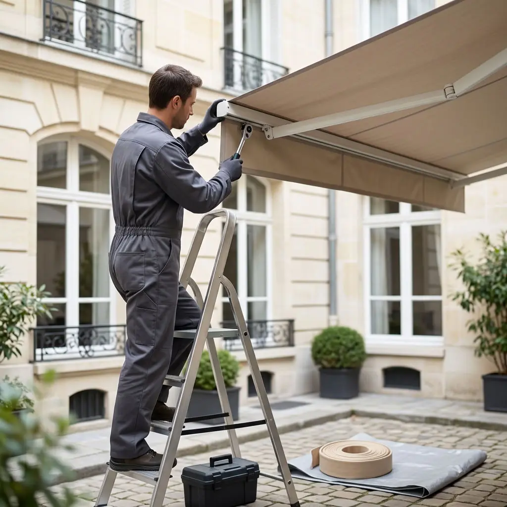 Maîtrisez les risques : bonnes pratiques à Paris avant, pendant et après une panne de store banne