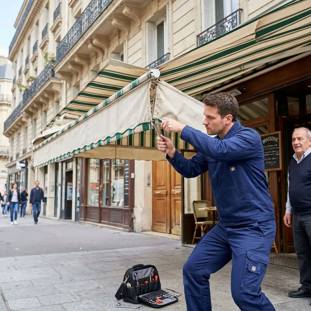 Soyez serein grâce à notre expertise en réparation de store banne à Paris