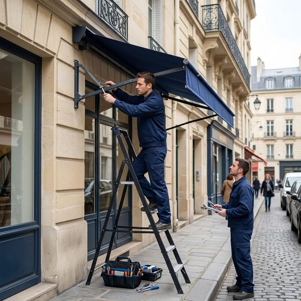 Pourquoi choisir notre service de réparation store banne à Paris 7